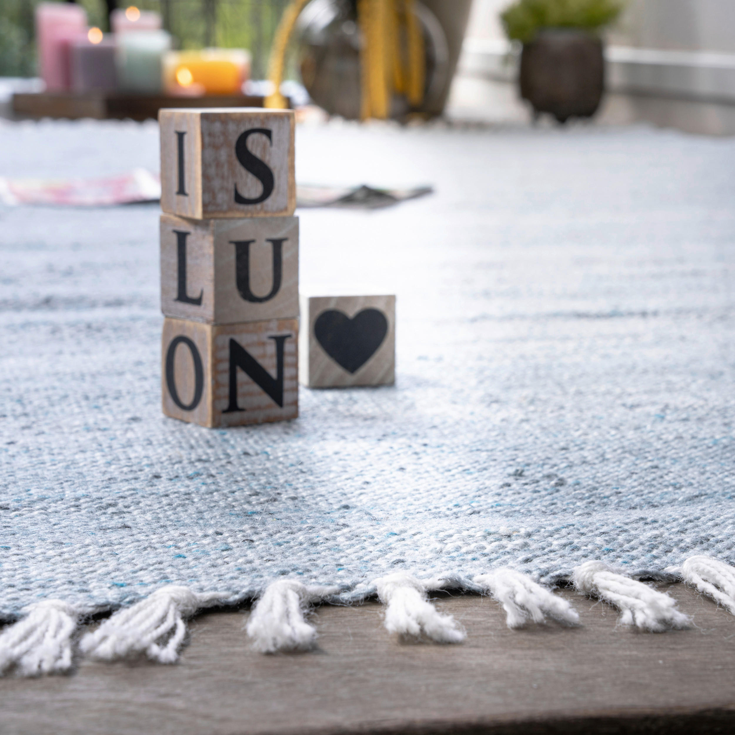 Obsession Teppich My Nectar blau B/H/T/L/D: ca. 160x0,7x0x230x0 cm My Nectar - blau (230,00/160,00/0,70cm) - Obsession