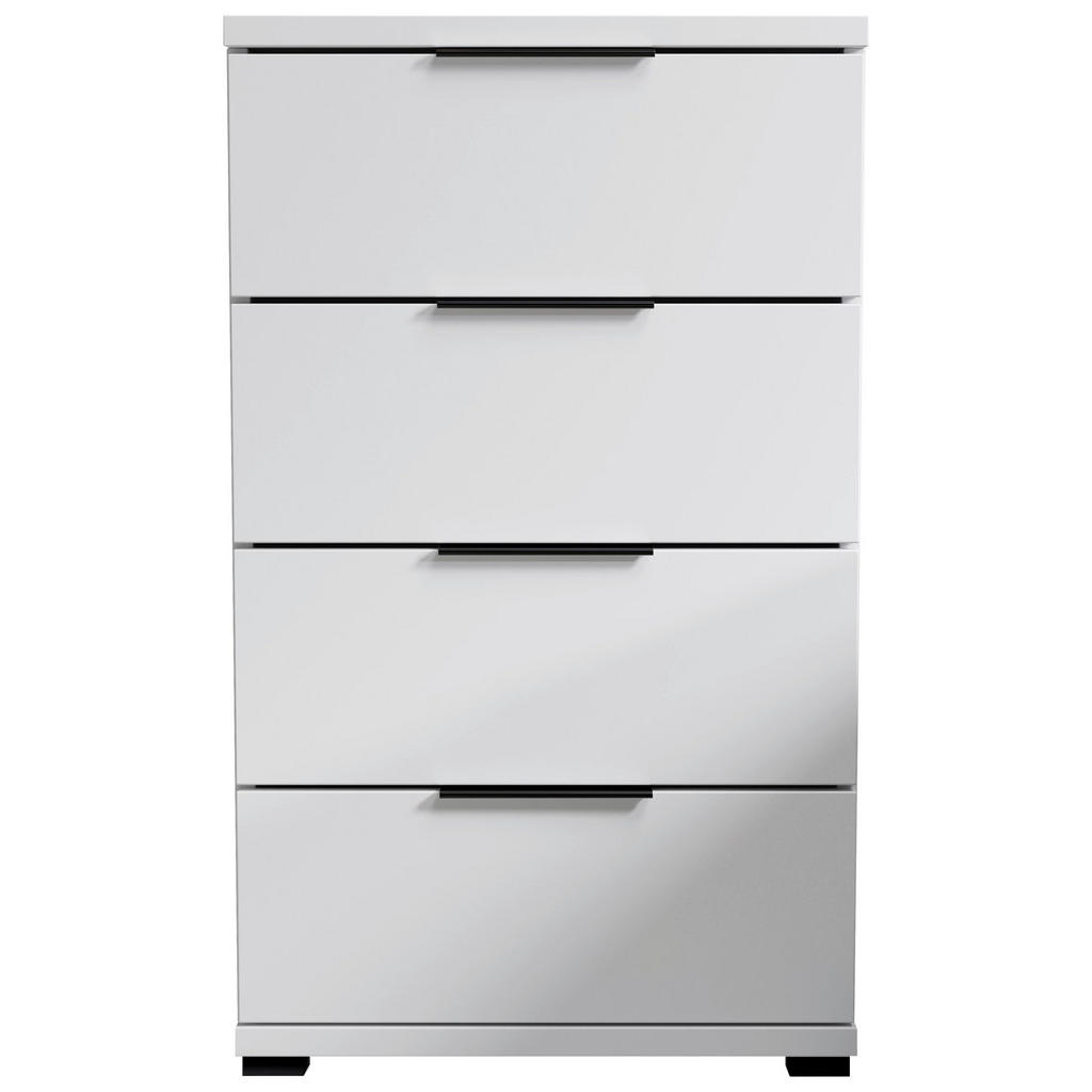 Thumbnail - Nachtkonsole Salermo weiß B/H/T: ca. 46x79x42 cm