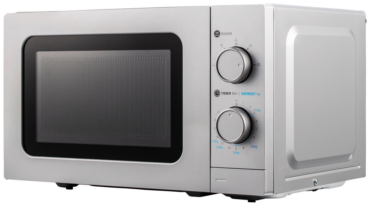 POCOline Mikrowelle MM720C2GX-PM silber Metall B/H/T: ca. 44x26x33 cm ca. 20 l Mikrowelle_Sevilla - silber (44,00/26,00/33,00cm) - POCOline