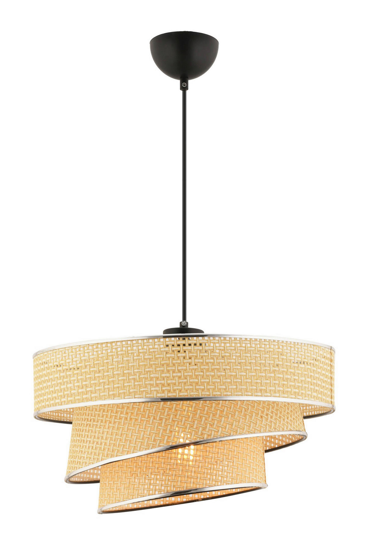 Opviq Pendelleuchte kamel Baumwolle Metall B/H/L: ca. 40x72x40 cm E27 1 Brennstellen Couper Hazeran - kamel (40,00/40,00/72,00cm) - Opviq