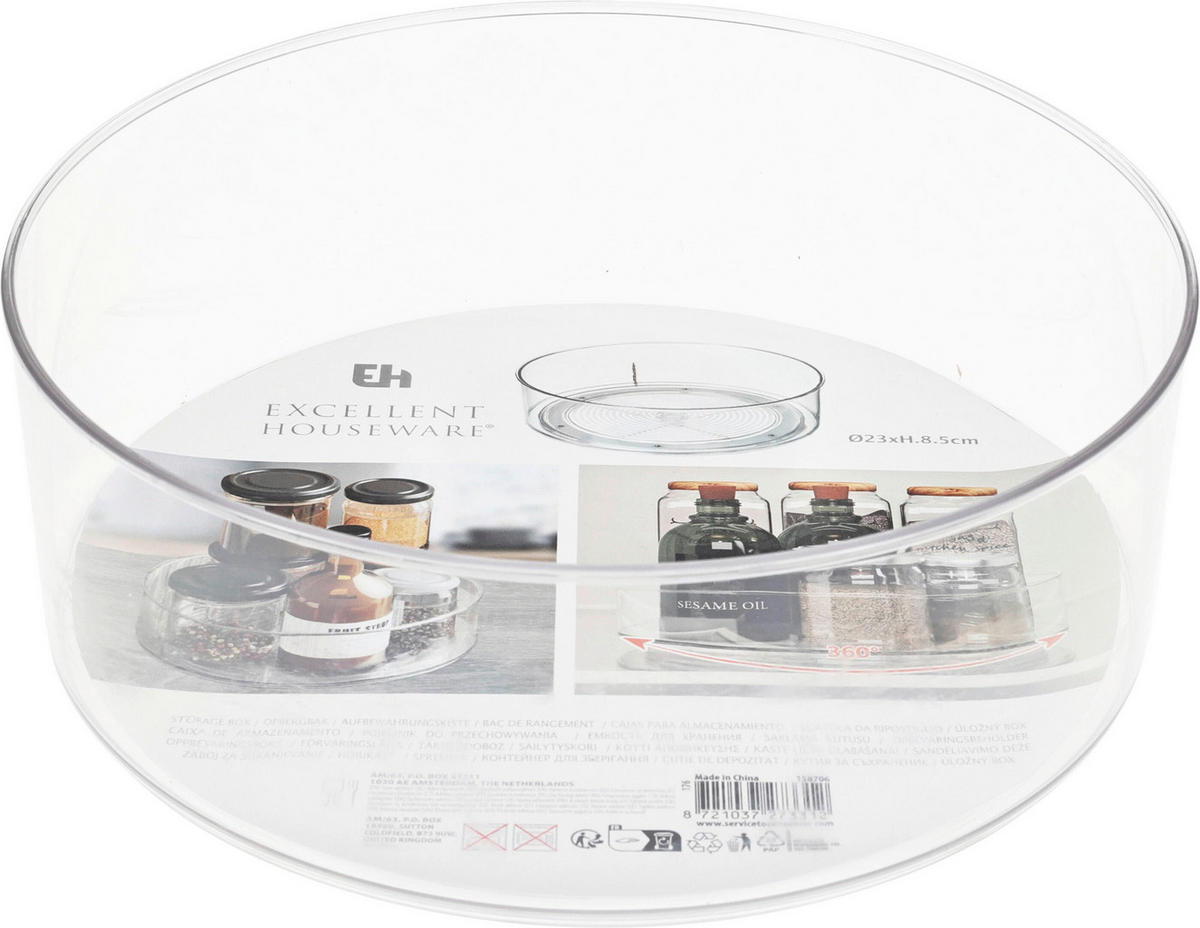 Kühlschrank Organizer transparent B/H/L: ca. 23x23x8,5 cm Kühlschrank_Organizer - transparent (8,50/23,00/23,00cm)