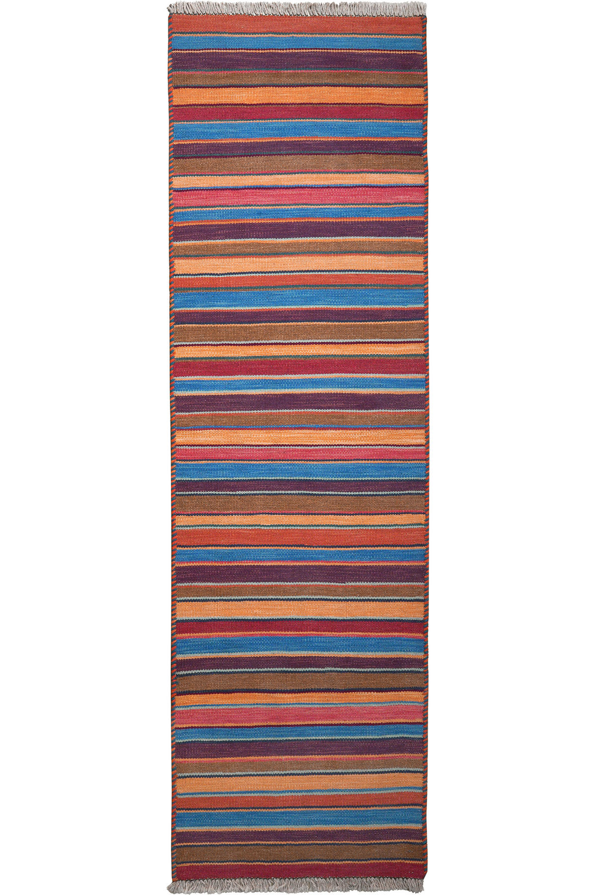 PersaTepp Teppich Kelim Gashgai multicolor B/L: ca. 57x196 cm Kelim Gashgai - multicolor (57,00/196,00cm) - PersaTepp