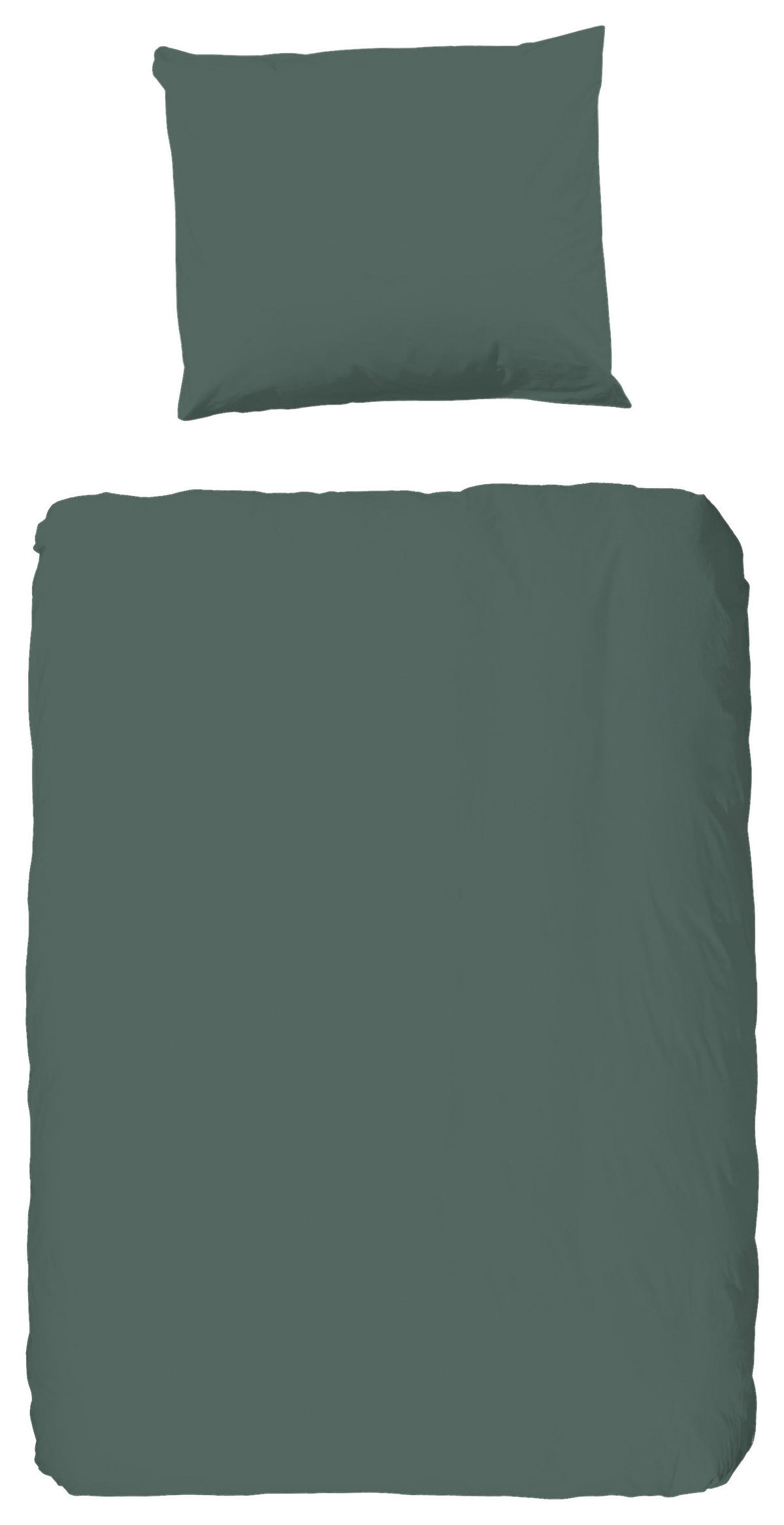 Bettwäsche olive Baumwolle B/L: ca. 120x150 cm Bettwäsche-Baumwolle - olive (120,00/150,00cm) - Good Morning