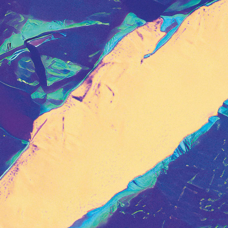 Komar Fototapete Crystal Landscape B/L: ca. 200x250 cm Crystal Landscape - (200,00/250,00cm) - Komar