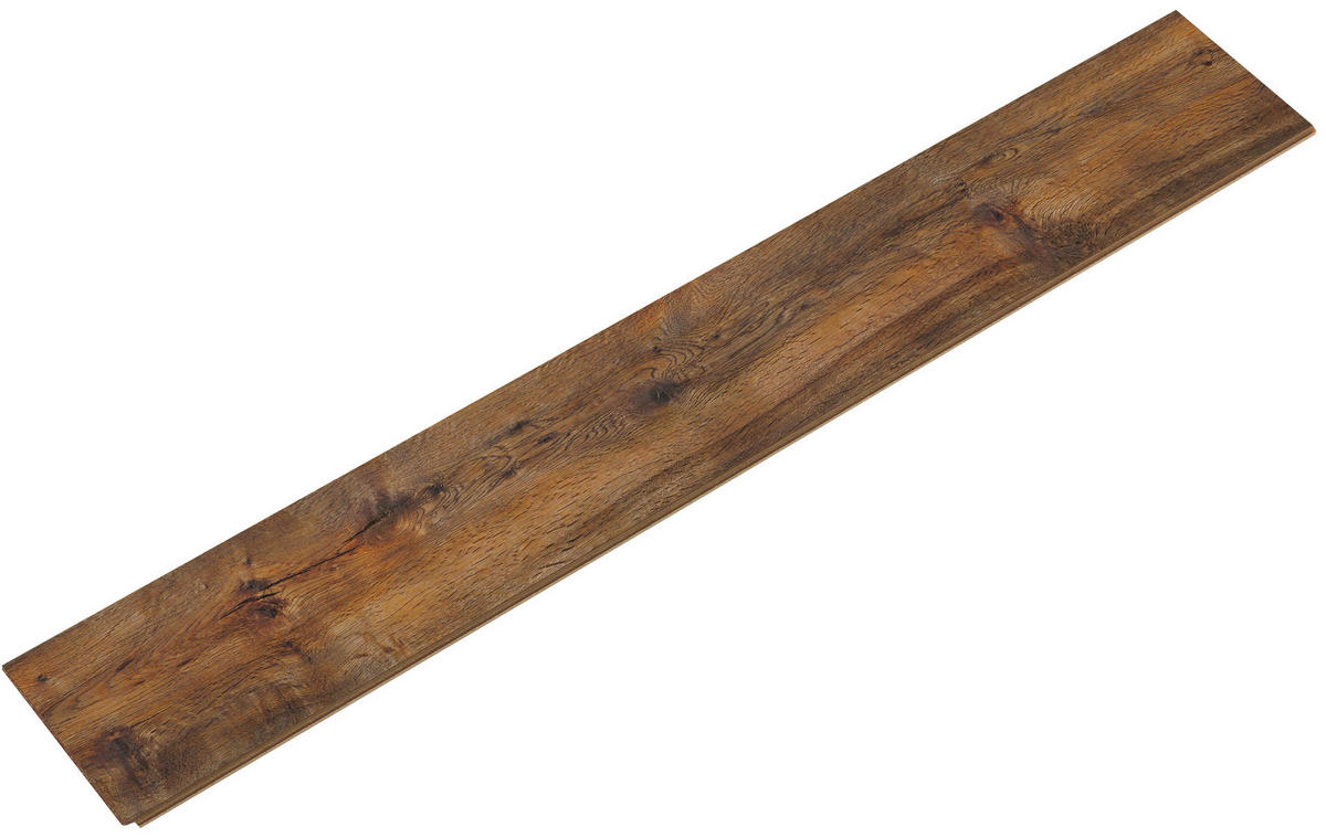 Laminatboden Eiche braun B/S: ca. 25x0,8 cm Laminat 8mm Breitdiele Ellsworth O. - braun (25,00/139,00cm)