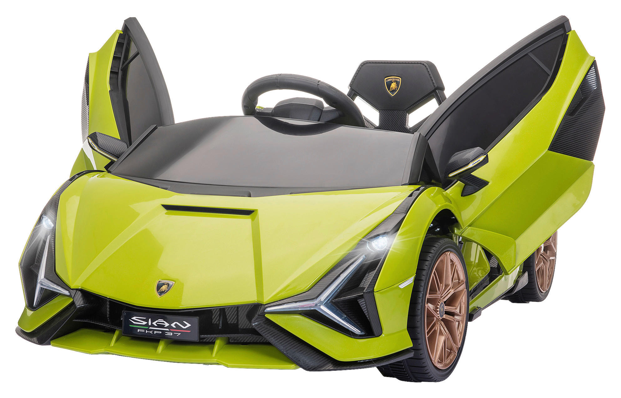 HOMCOM Kinder-Elektroauto grün B/H/L: ca. 62x40x108 cm Kinder-Elektroauto - grün (108,00/62,00/40,00cm) - HOMCOM