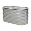 Westmann Hochbeet Oval silber Metall B/H/L: ca. 80x82x160 cm Oval - silber (160,00/80,00/82,00cm) - Westmann