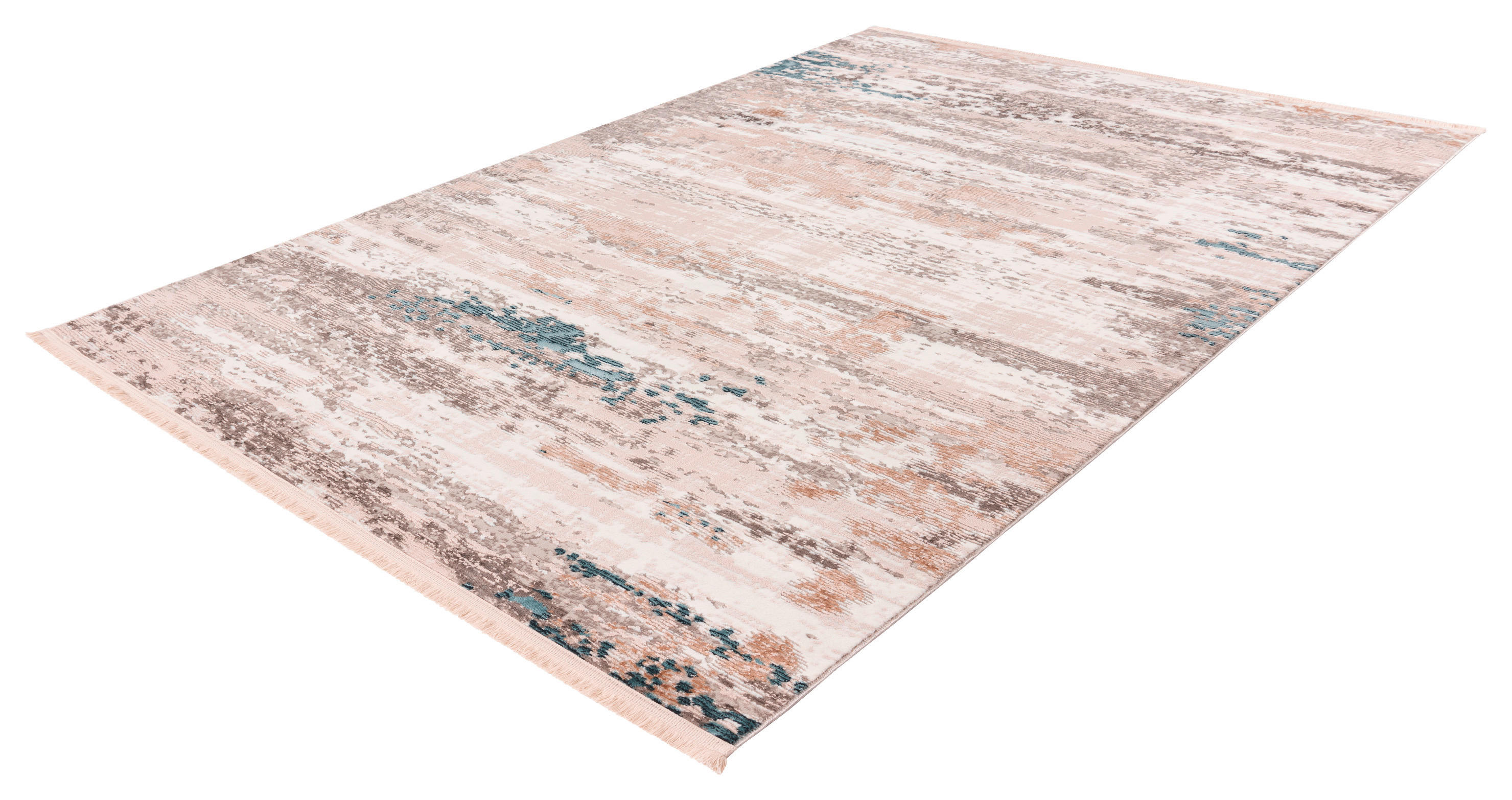 360Living Teppich Akropolis grau B/L: ca. 120x180 cm Akropolis - blau/grau (120,00/180,00cm) - 360Living