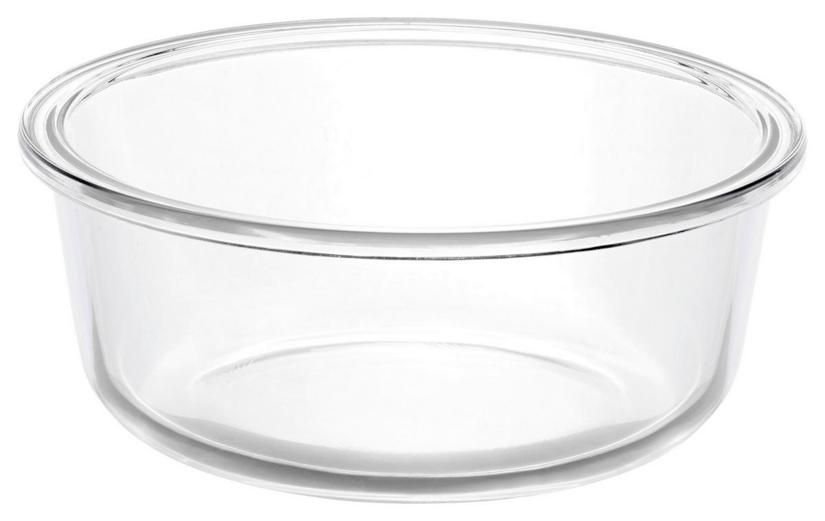 Auflaufform Glas B/H/L: ca. 15x6x15 cm Glasauflaufform_Heißluftfritteuse - klar (15,00/15,00/6,00cm)