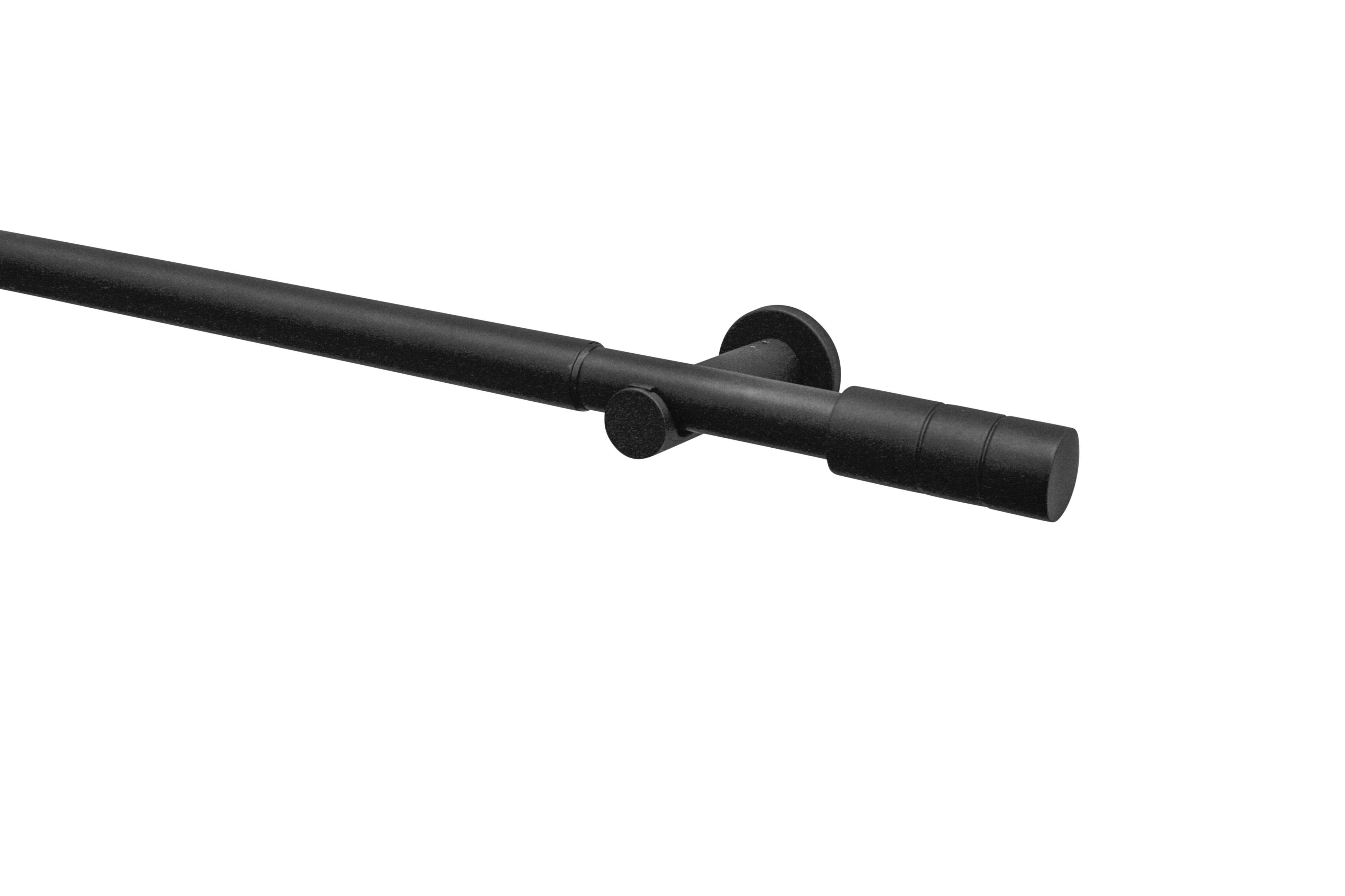 Stilgarnituren Zylinder mattschwarz Metall L: ca. 190 cm ausziehbar von ca. 100 bis 190 cm 1.0 Läufe Zylinder - mattschwarz (190,00cm) - Boviva