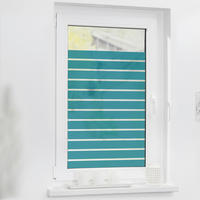 LICHTBLICK Fensterfolie Streifen Petrol Streifen Streifen Petrol petrol B/L: ca. 50x100 cm Streifen Petrol - petrol (50,00/100,00cm) - LICHTBLICK