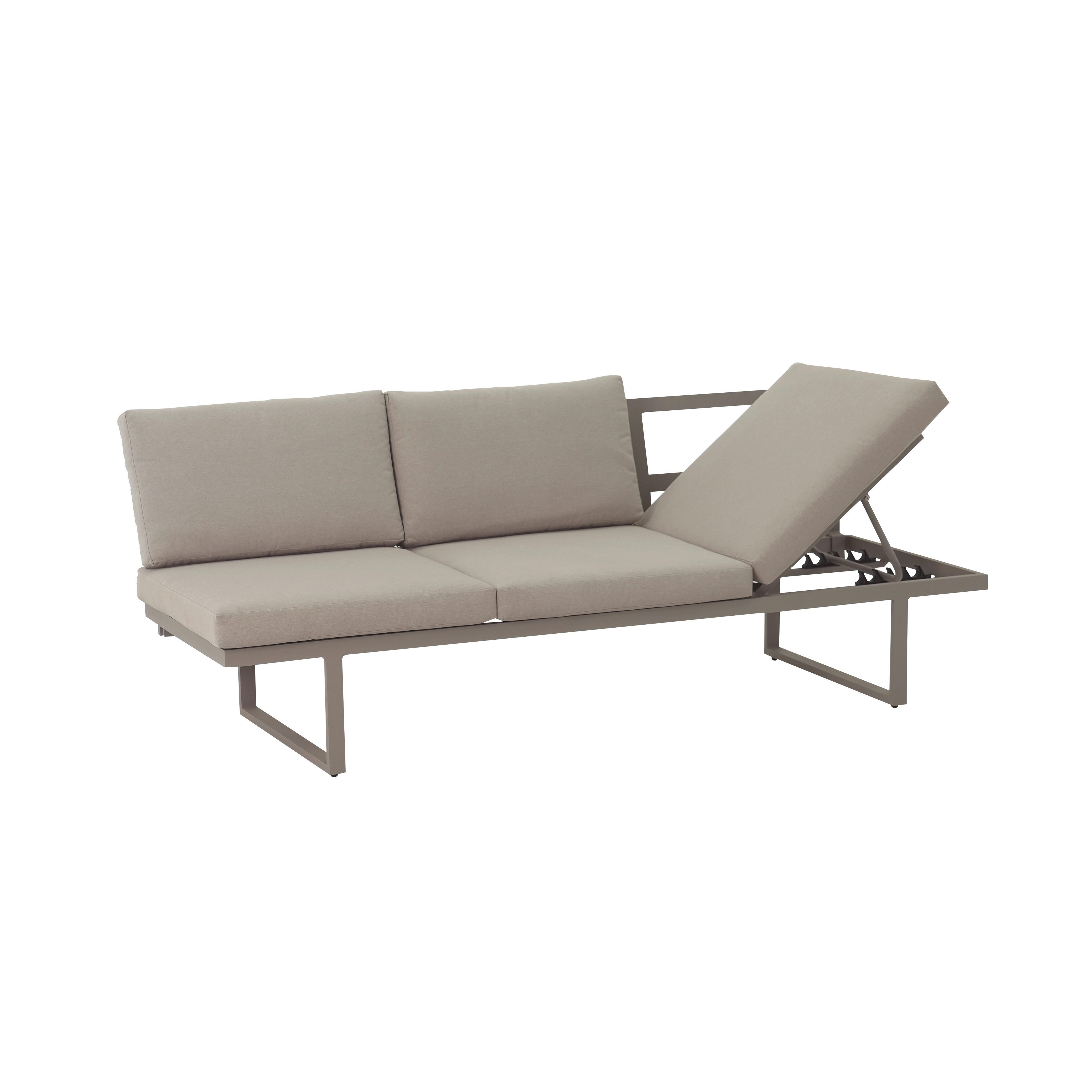 POCOline Gartensitzgruppe Tulum grau Glas Tulum - beige/champagner - POCOline