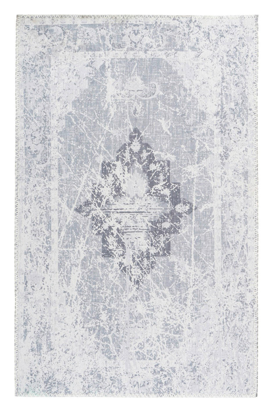 Arte Espina Flachflorteppich Prayer 125 grau B/H/L: ca. 120x0,5x180 cm Prayer 125 - grau (180,00/120,00/0,50cm) - Arte Espina