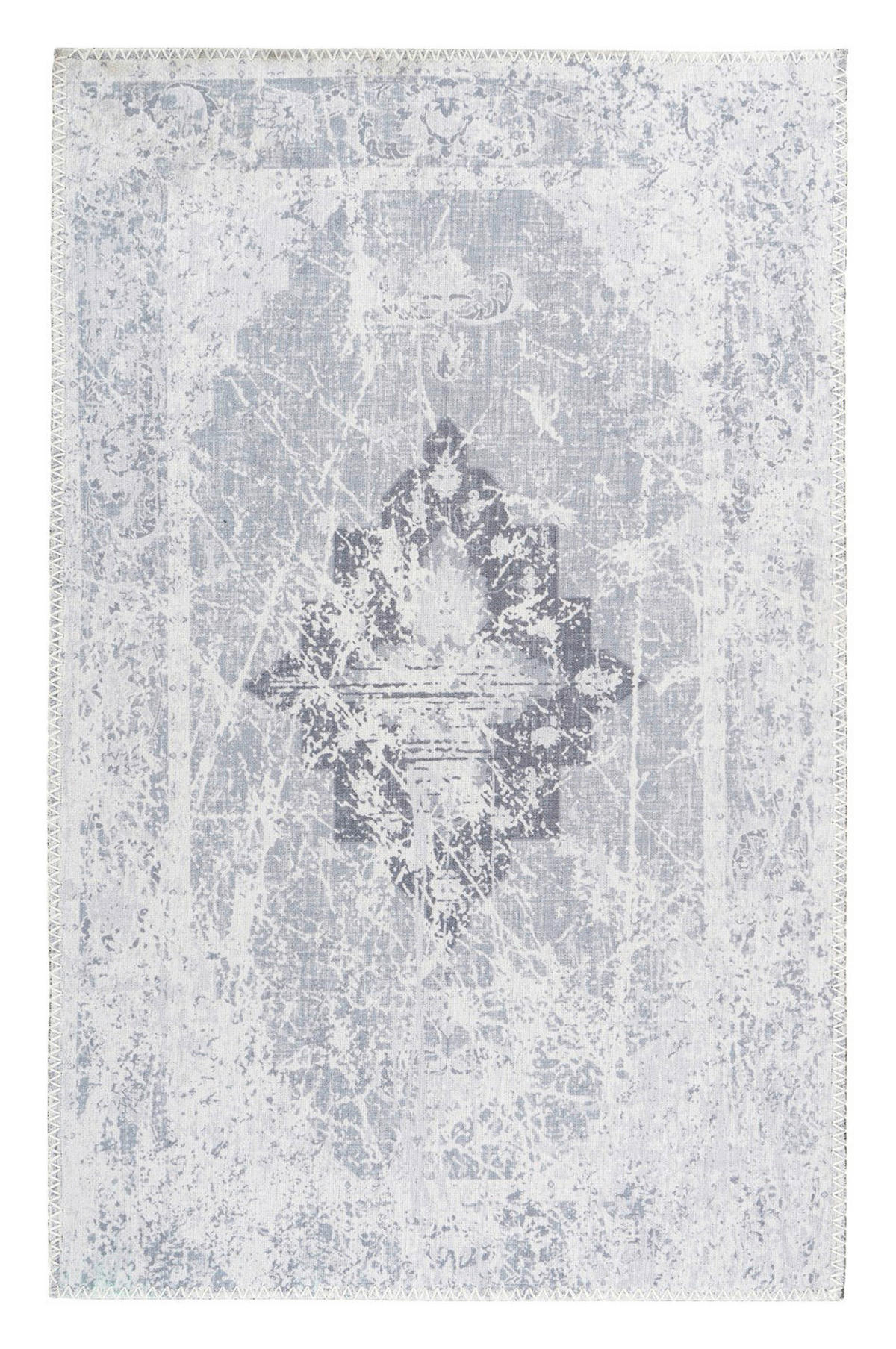 Arte Espina Flachflorteppich Prayer 125 grau B/H/L: ca. 120x0,5x180 cm Prayer 125 - grau (180,00/120,00/0,50cm) - Arte Espina