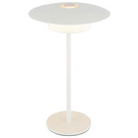 GLOBO LED-Tischleuchte weiß Aluminium Kunststoff Metall H/D: ca. 30x18 cm KYLER - weiß (18,00/30,00cm) - GLOBO