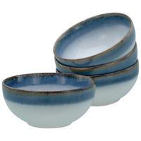 CreaTable Schüssel-Set Cascade blau Steinzeug Cascade - blau - CreaTable