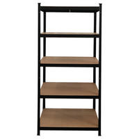 Schwerlaststeckregal schwarz B/H/T: ca. 90x200x60 cm Schwerlaststeckregal 200x90x60cm S - schwarz (90,00/200,00/60,00cm)