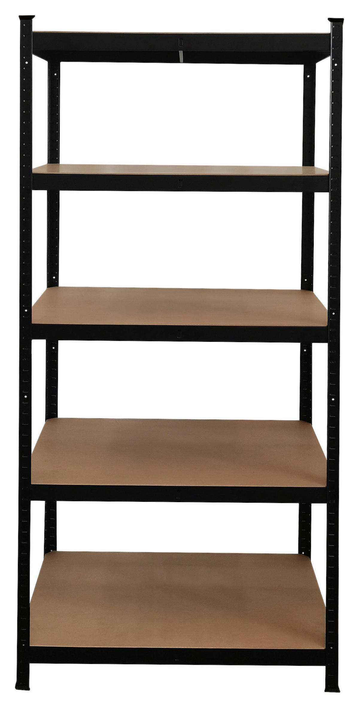Schwerlaststeckregal schwarz B/H/T: ca. 90x200x60 cm Schwerlaststeckregal 200x90x60cm S - schwarz (90,00/200,00/60,00cm)