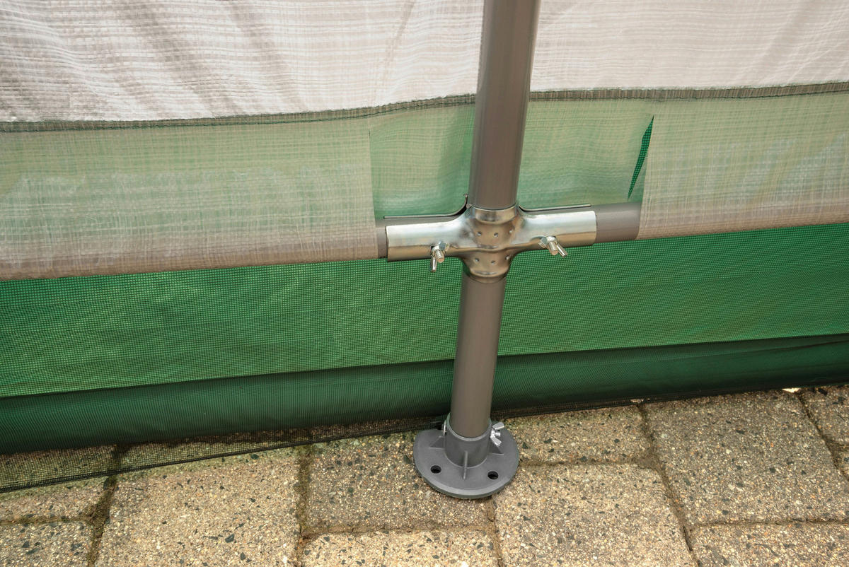 ShelterLogic Foliengewächshaus B/H/T: ca. 180x200x240 cm Foliengewächshaus - weiß/grün (180,00/200,00/240,00cm) - ShelterLogic