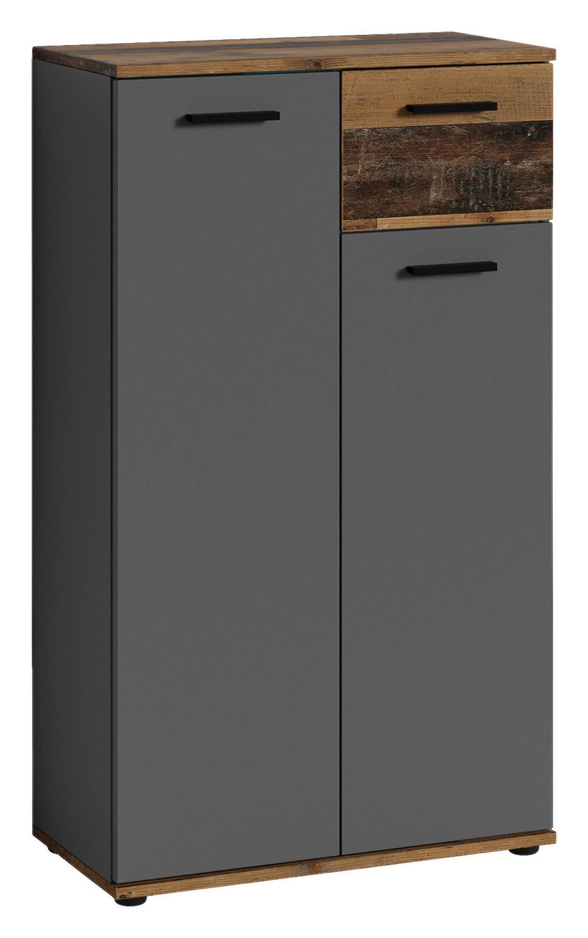 Garderobenset JAKOB Set 4-tlg. anthrazit JAKOB Set 4-tlg. - anthrazit - byLIVING