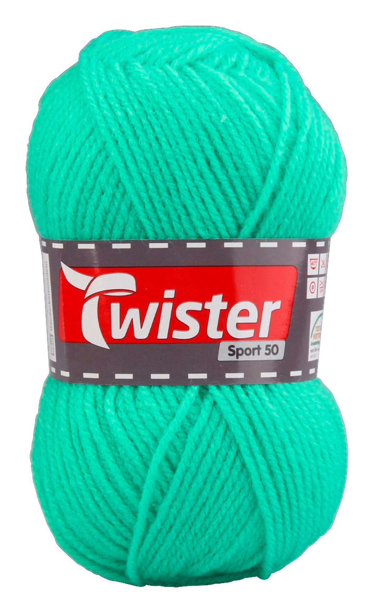 Handstrickgarn Twister Sport uni grün L: ca. 15000 cm Twister Sport uni - grün (15000,00cm) - Twister