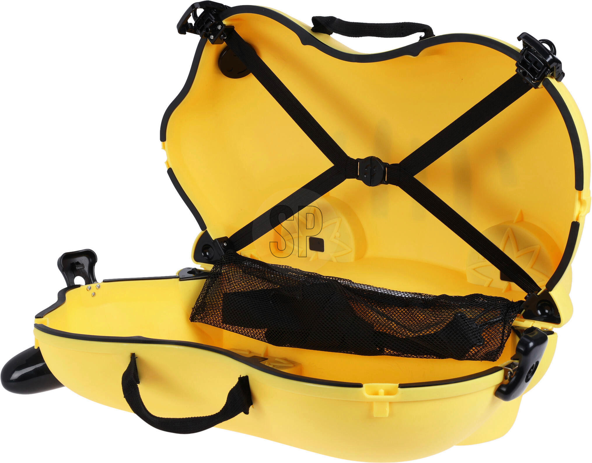 Kinder Sitzkoffer gelb Polypropylen B/H/L: ca. 54x23x33,5 cm Kinder-Sitzkoffer - gelb (33,50/54,00/23,00cm)