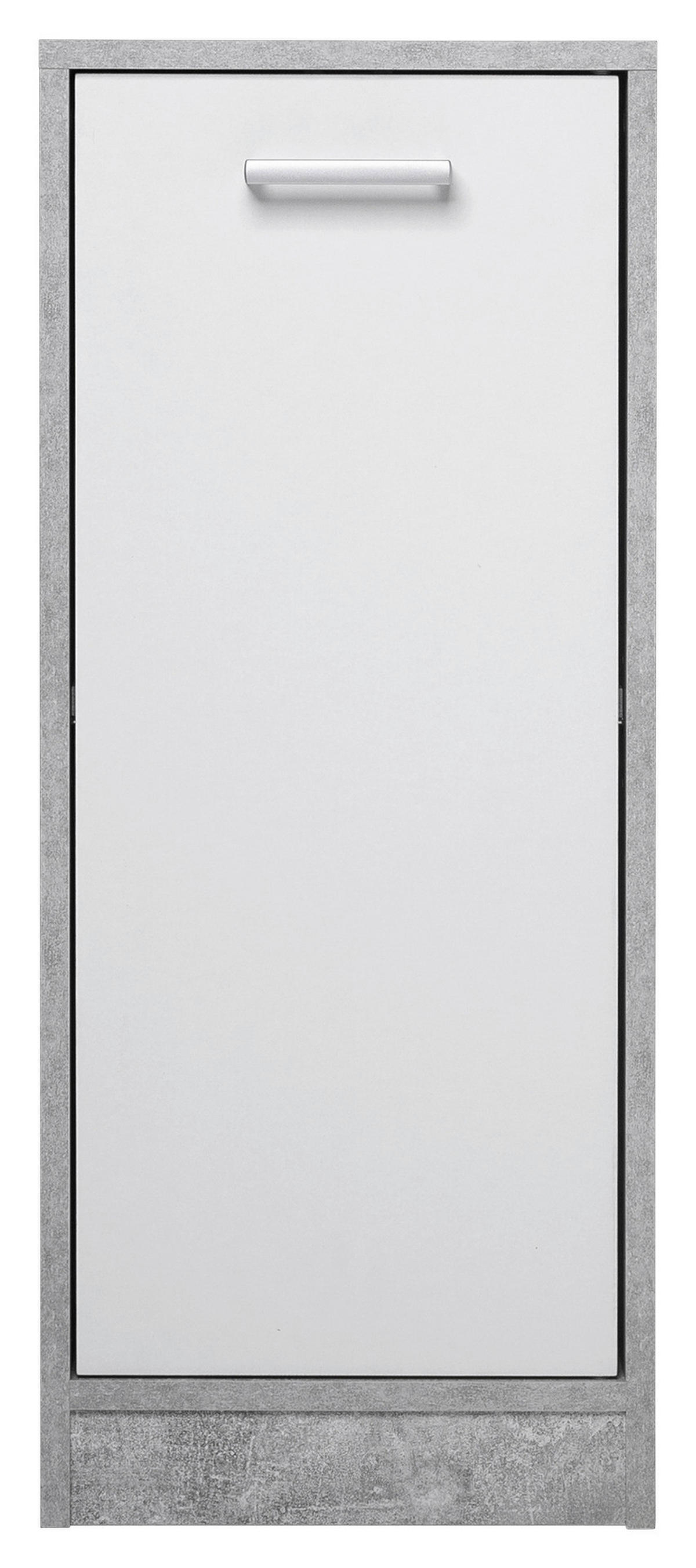 Bad-Set Madeira Beton Optik weiß B/H/T: ca. 123x76,5x28 cm Madeira - weiß (123,00/76,50/28,00cm)