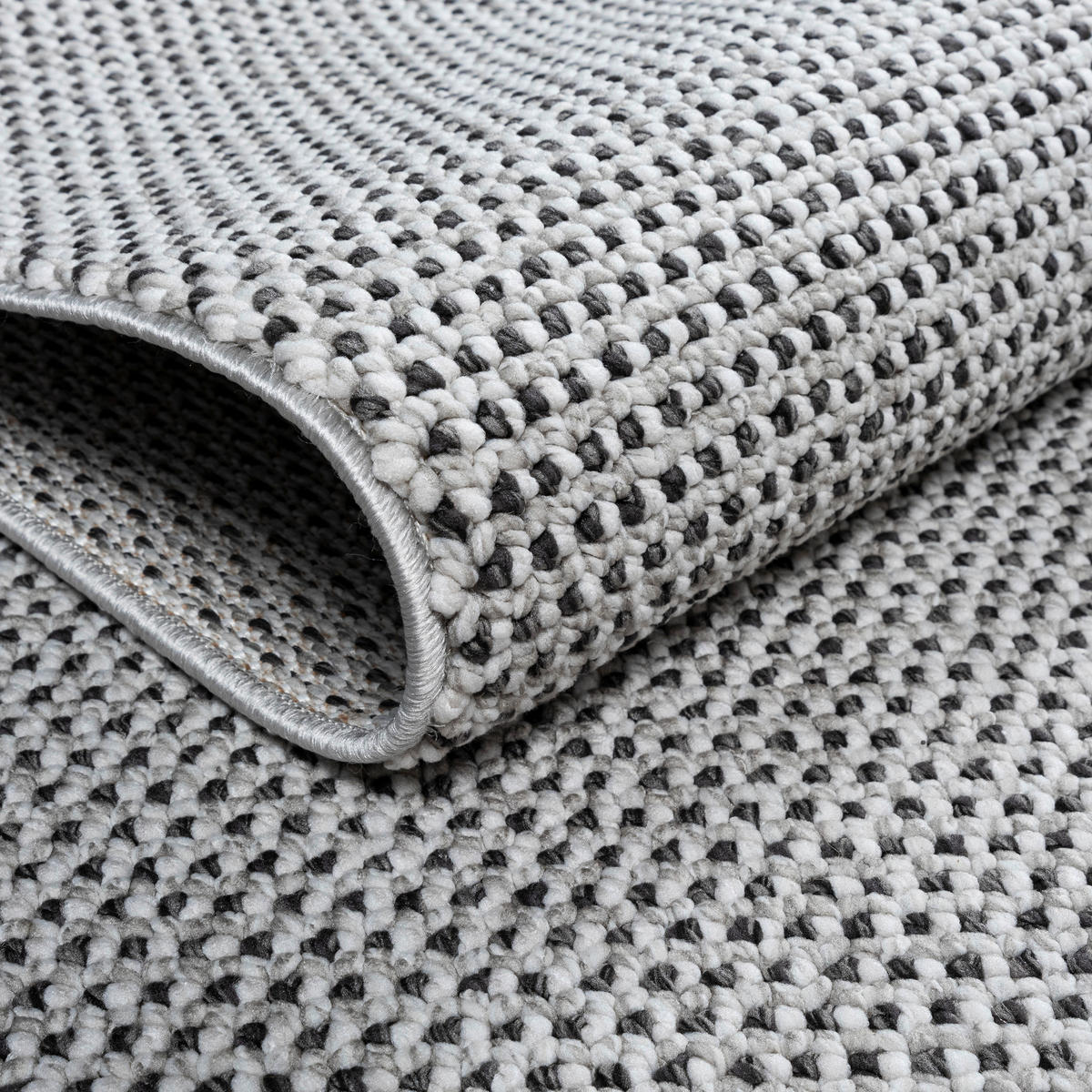 Sanat Teppich LORA PLUS schwarz B/L: ca. 140x200 cm LORA PLUS - schwarz/grau (140,00/200,00cm) - Sanat
