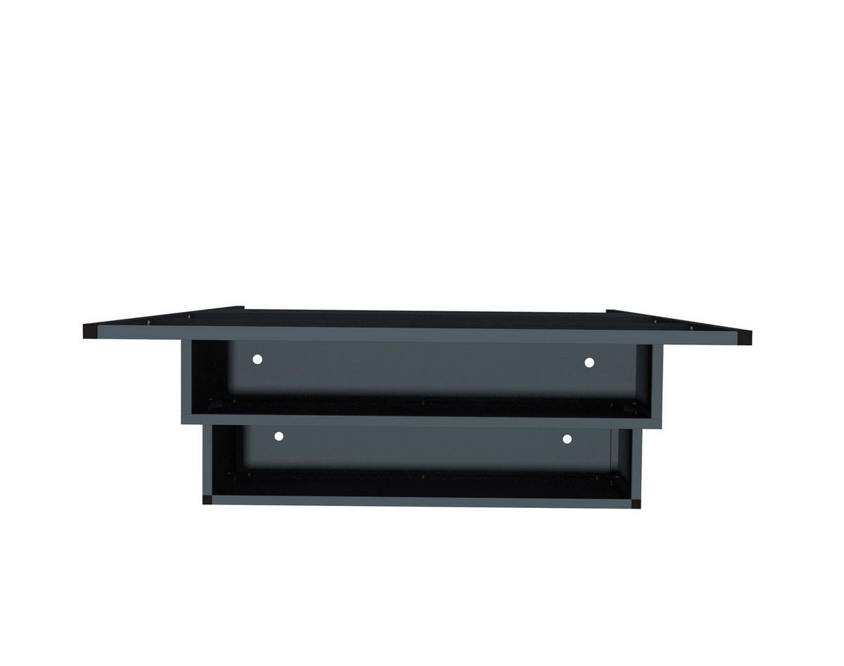 Westmann Pflanzkasten Dekora anthrazit Stahl B/H/L: ca. 90x120x40 cm Dekora - anthrazit (40,00/90,00/120,00cm) - Westmann