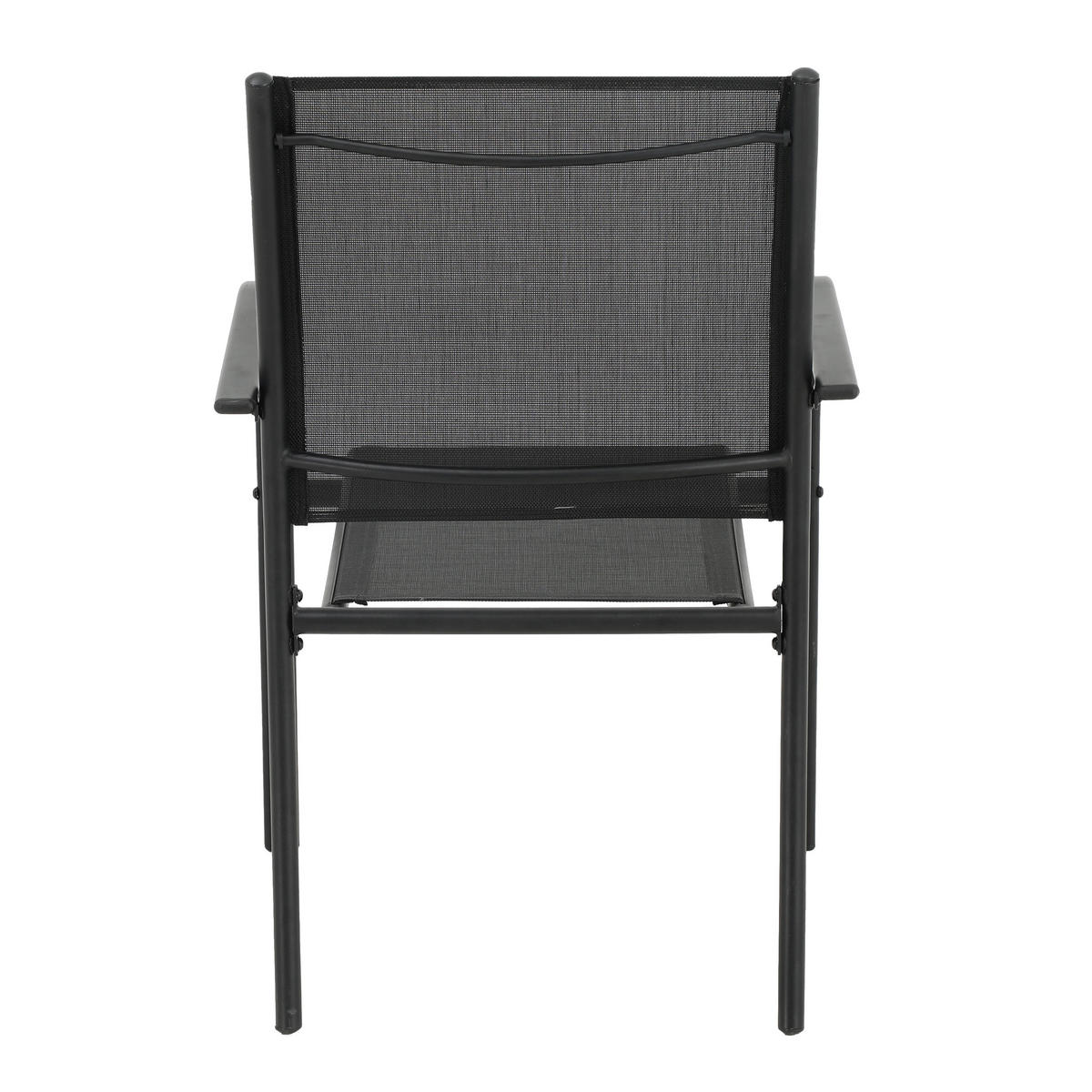 POCOline Gartensitzgruppe Marbella schwarz Stahl Marbella - schwarz - POCOline