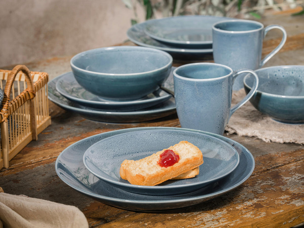 CreaTable Kombiservice Reactive BLUE petrol Keramik Reactive BLUE - petrol - CreaTable