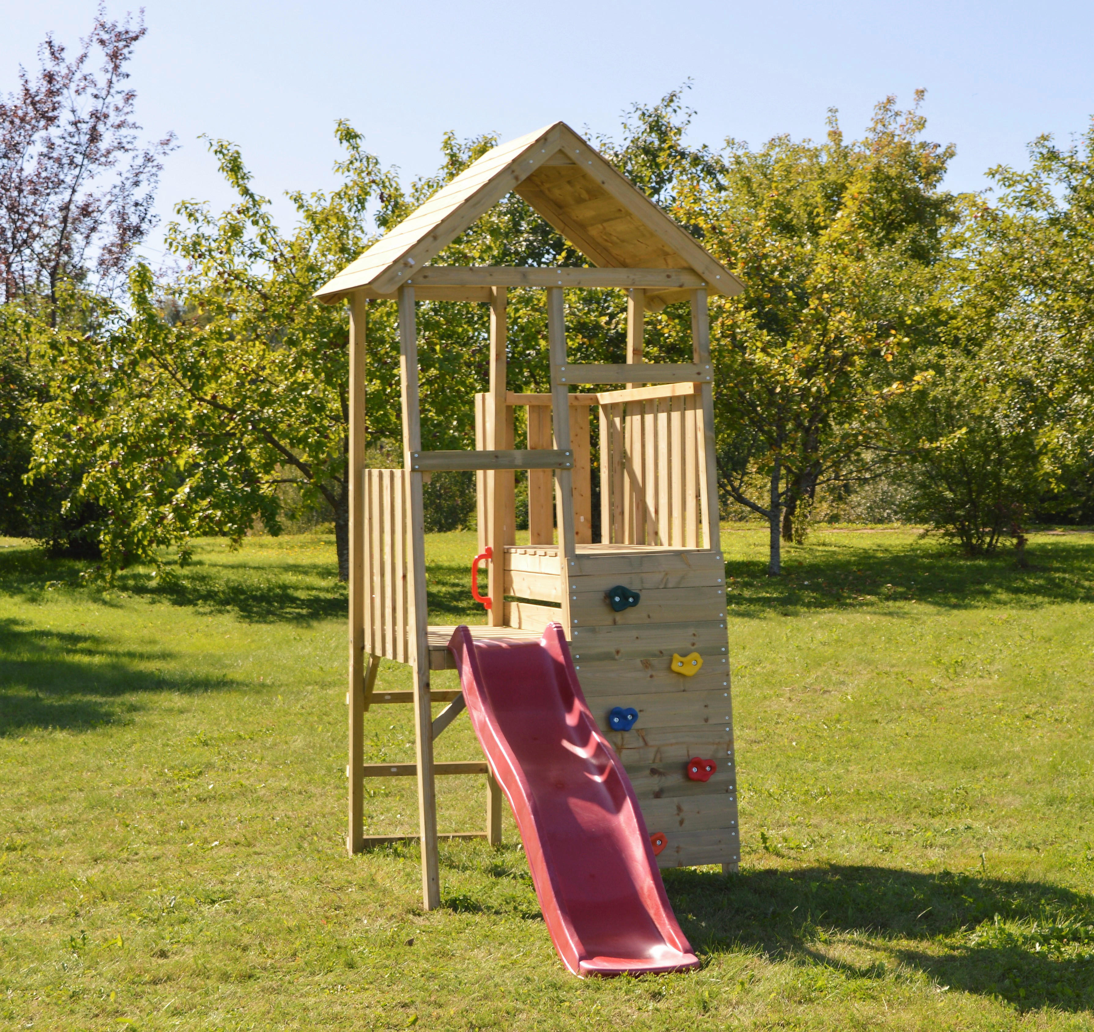 Wendi Toys Stelzenspielhaus Hase natur B/H/T: ca. 110x270x260 cm Hase - natur (110,00/270,00/260,00cm) - Wendi Toys