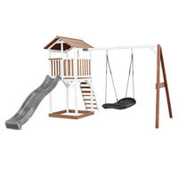 AXI Spielturm Beach Tower braun B/H/L: ca. 357x242x349 cm Beach Tower - braun/weiß (349,00/357,00/242,00cm) - AXI