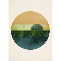 Komar Poster Mirrors Abstrakt B/L: ca. 30x40 cm Mirrors - (30,00/40,00cm) - Komar