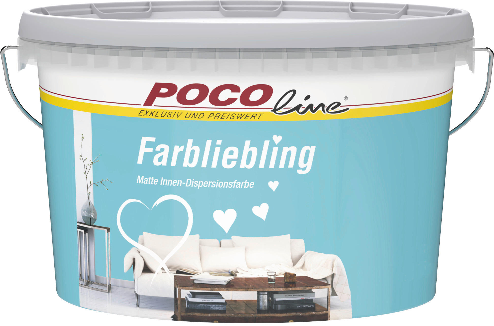 POCOline Raumfarbe Farbliebling Grönland ca. 2,5 l Farbliebling - Grönland (2,50l) - POCOline
