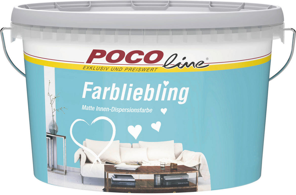 POCOline Raumfarbe Farbliebling Grönland ca. 2,5 l Farbliebling - Grönland (2,50l) - POCOline