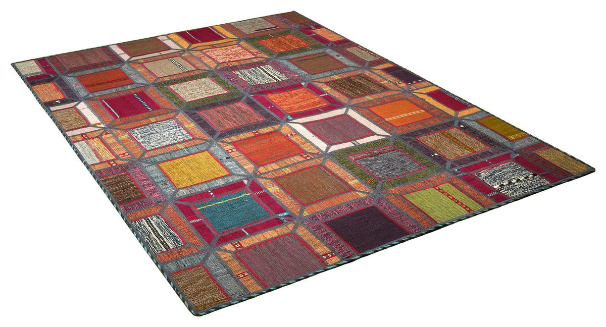 PersaTepp Teppich Kelim Tekkehdouz bunt B/H/L: ca. 150x1x200 cm Kelim Tekkehdouz - bunt (200,00/150,00/1,00cm) - PersaTepp