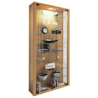 Vitrine Vitrosa Maxi buche Holzwerkstoff Glas B/H/T: ca. 59x113x18 cm Vitrosa Maxi - buche (59,00/113,00/18,00cm) - VCM Möbel
