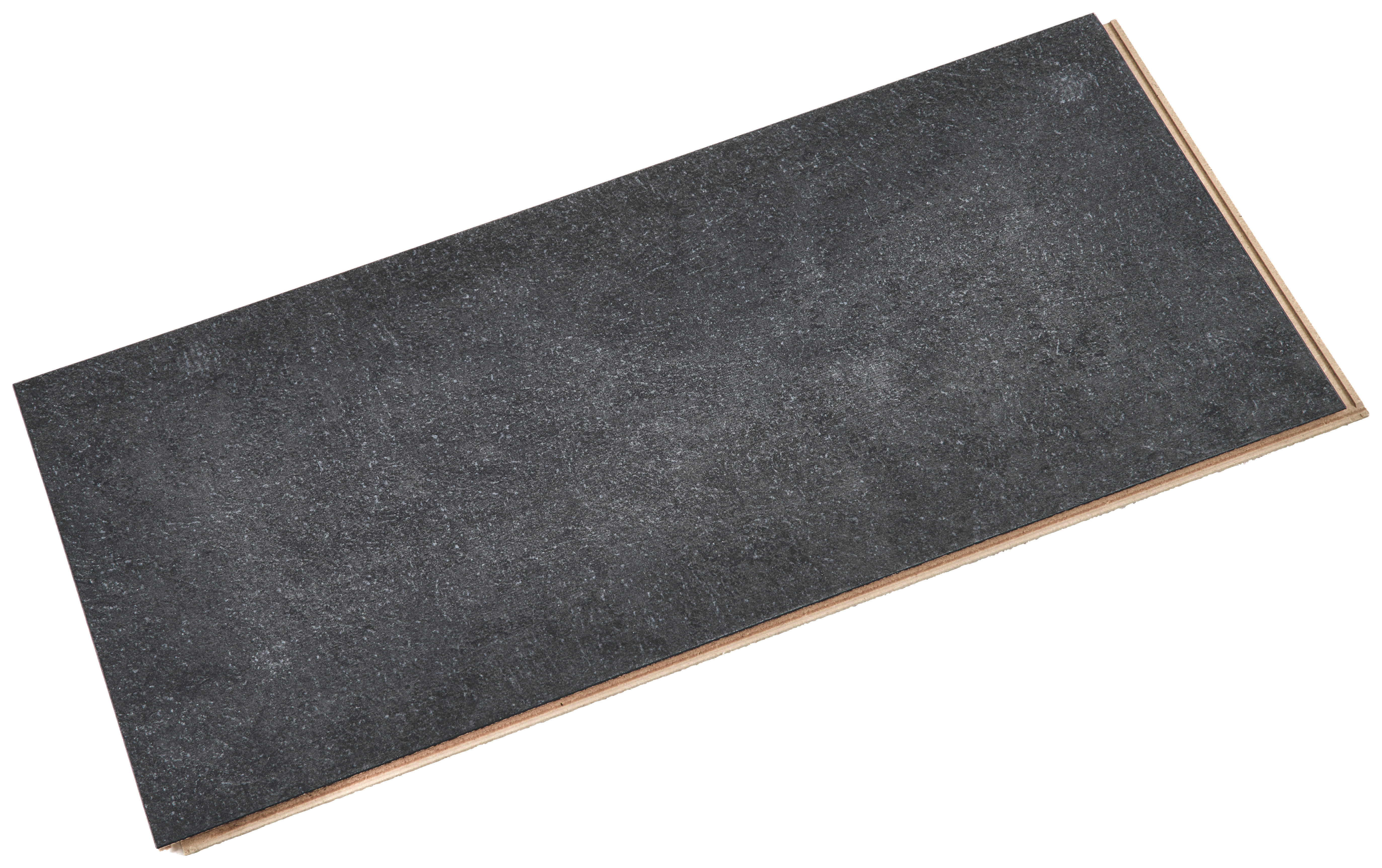 Laminatboden Schiefer schwarz ca.2,367m² im Pak.  B/L: ca. 28x60,4 cm pro Paket Schiefer schwarz ca.2,367m² im Pak. - weiß (28,00/60,40cm)