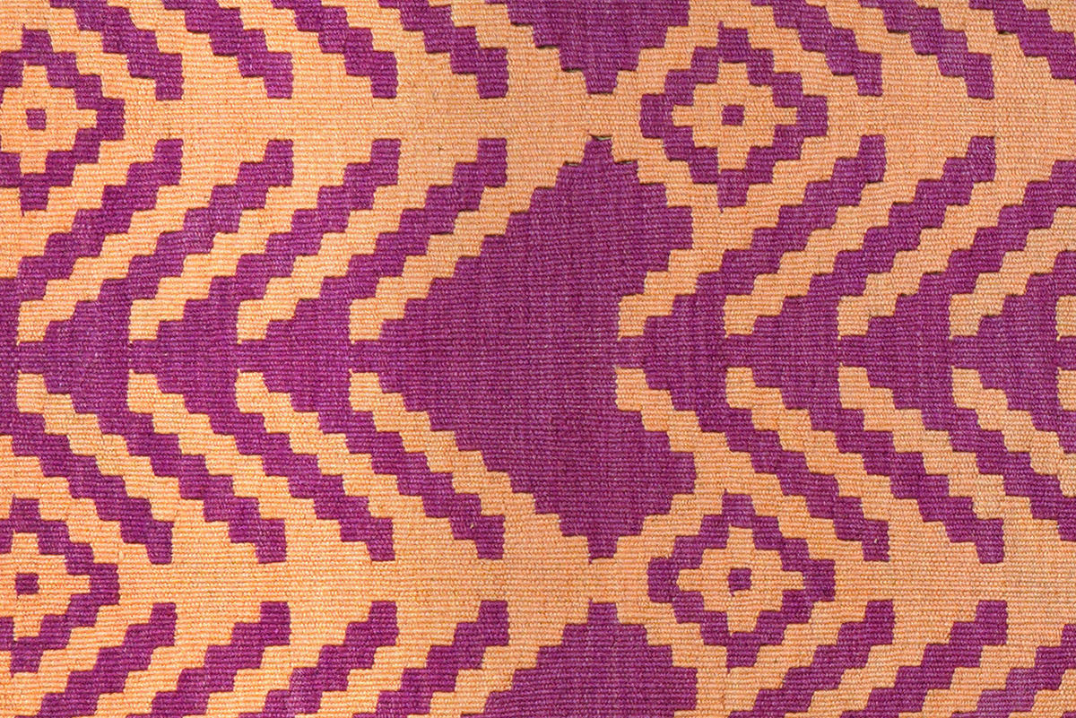 PersaTepp Teppich Kelim Gashgai violett B/H/L: ca. 62x1x93 cm Kelim Gashgai - violett (93,00/62,00/1,00cm) - PersaTepp