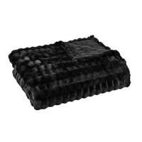 Wohndecke Wohndecke_Style 160x220cm schwarz - schwarz (160,00/220,00cm)