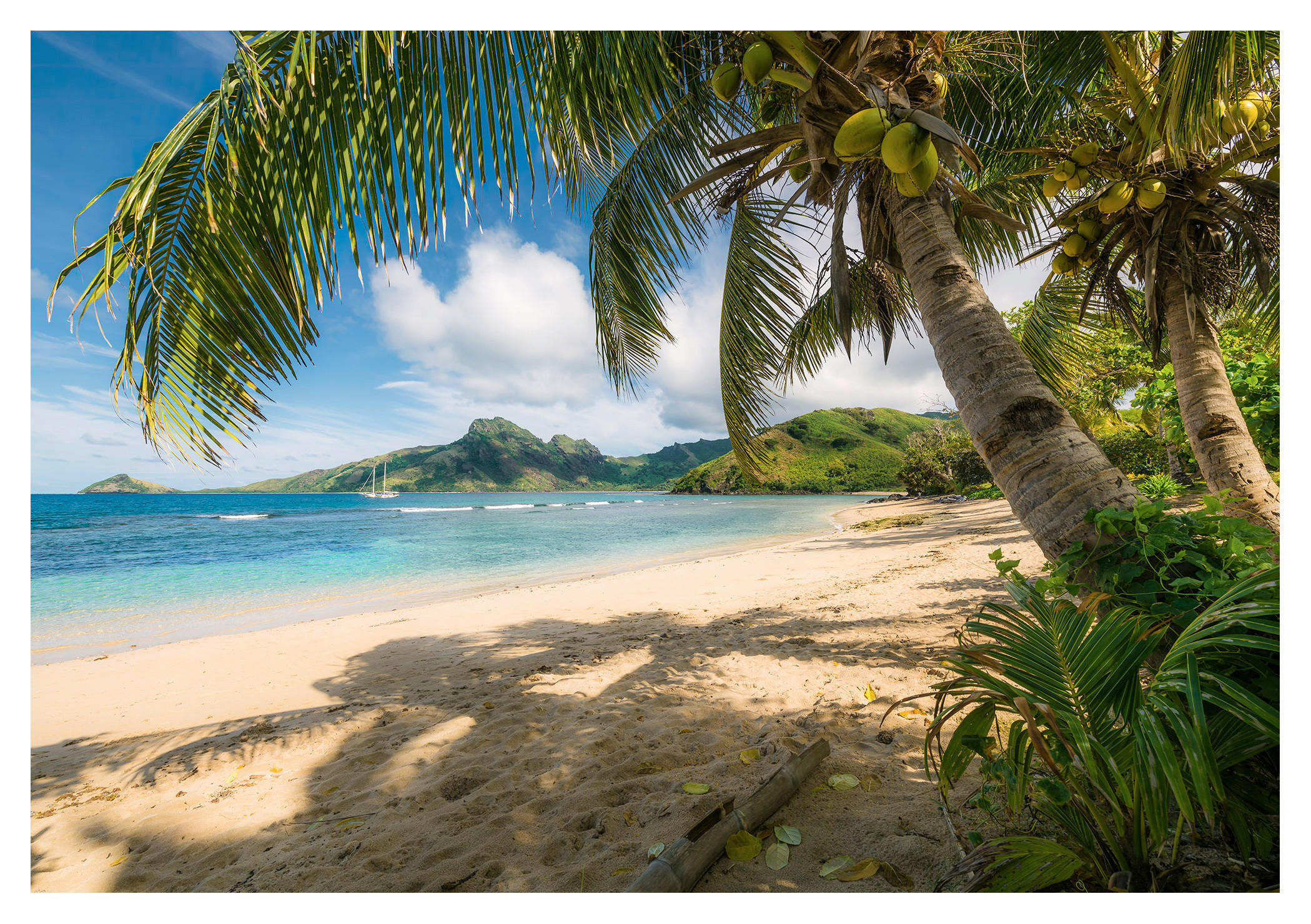 Komar Fototapete Castaway Strand B/L: ca. 368x254 cm Castaway - (368,00/254,00cm) - Komar