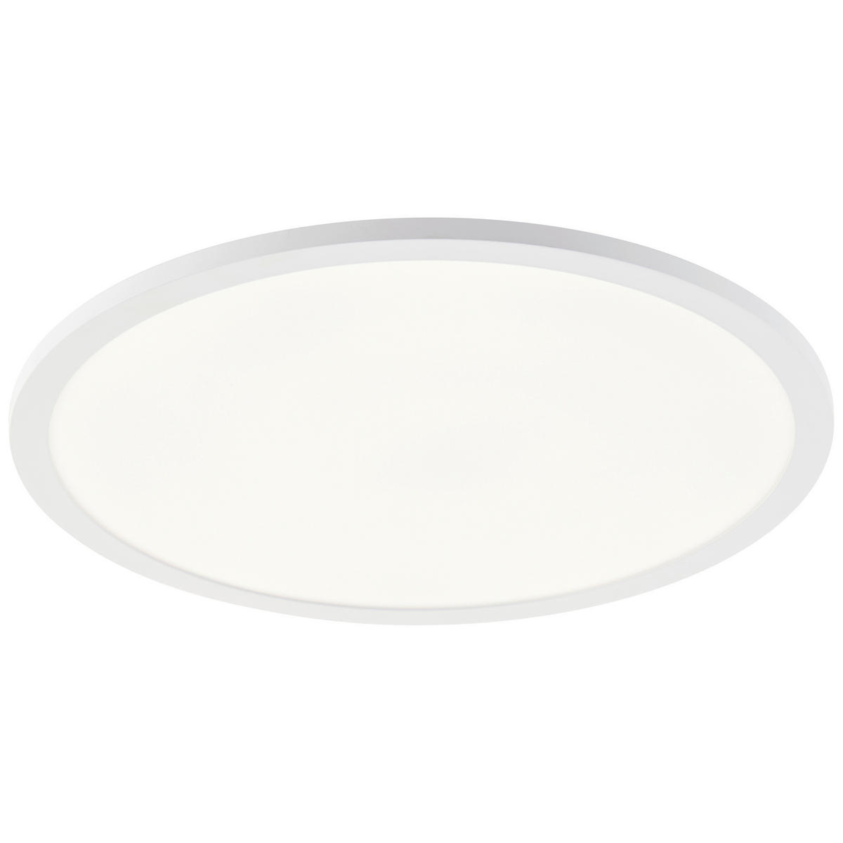 Brilliant LED-Deckenleuchte weiß Metall Kunststoff B/H/L: ca. 43,5x7,5x44 cm Briston - weiß (44,00/43,50/7,50cm) - Brilliant