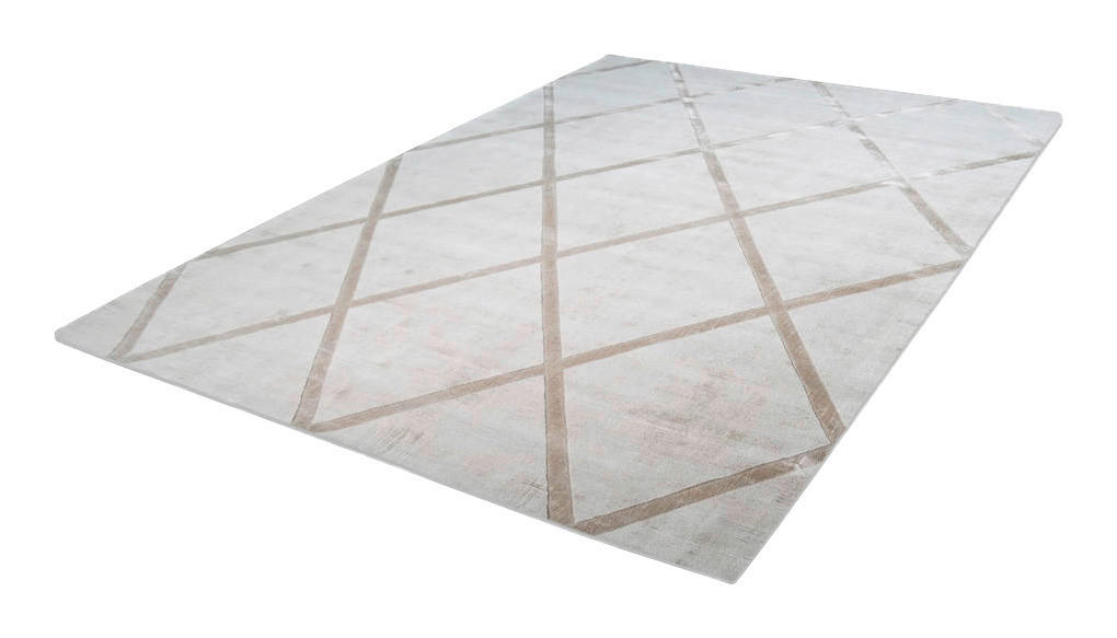 360Living Teppich Luxury elfenbein B/L: ca. 200x290 cm Luxury - taupe/elfenbein (200,00/290,00cm) - 360Living