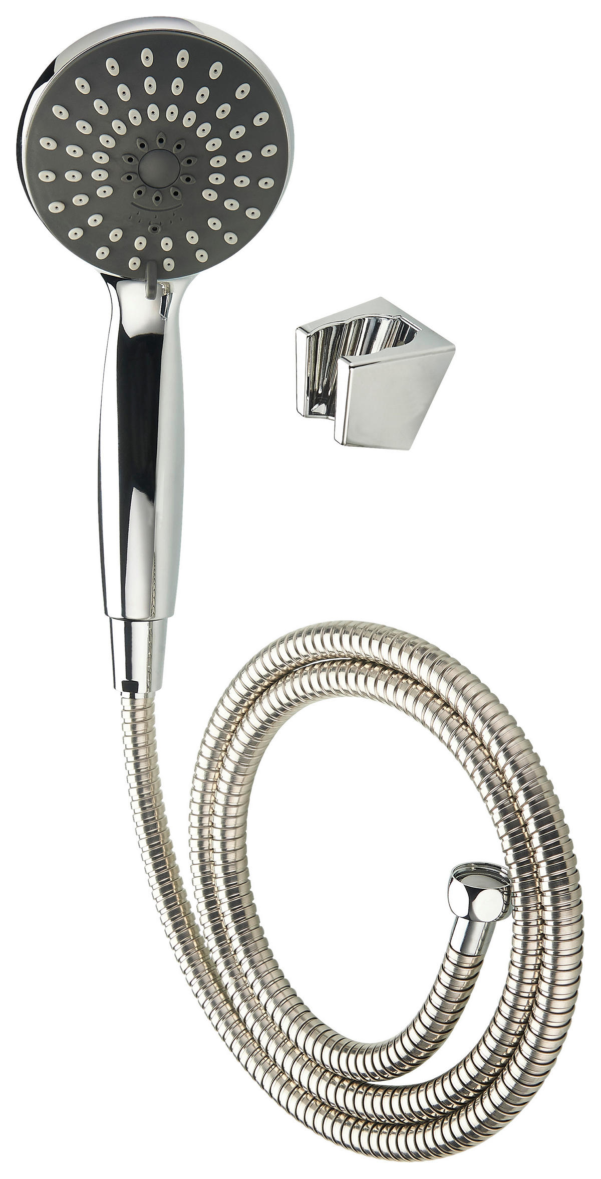 Handbrause Chrom L: ca. 150 cm Handbrause-Set_Vital-3_Sensation - Chrom/grau (150,00cm) - Sensation