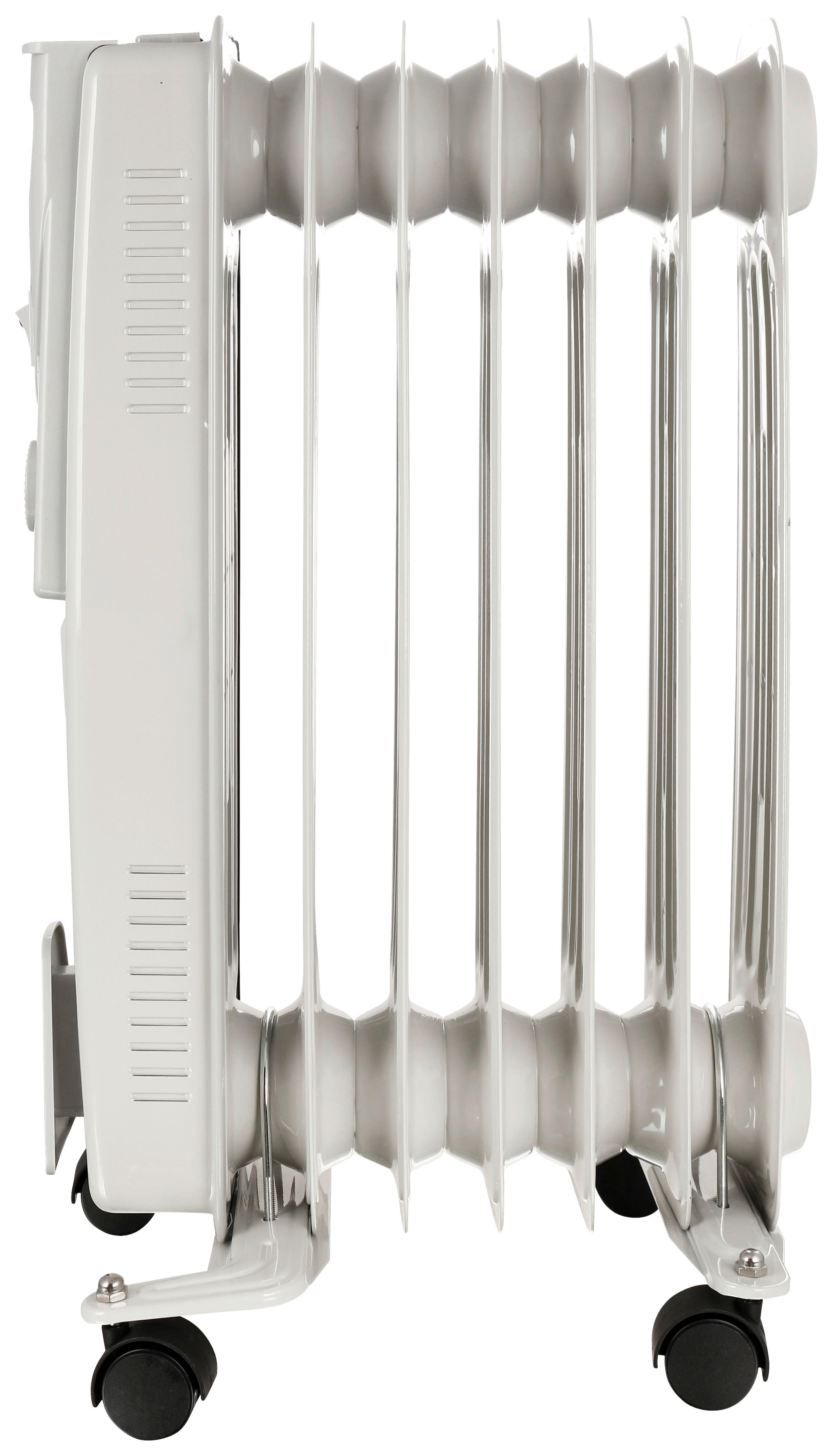 Ölradiator weiß Metall Kunststoff B/H/L: ca. 25x41x63 cm ca. 1500 W Ölradiator HO-124421 - weiß (63,00/25,00/41,00cm)