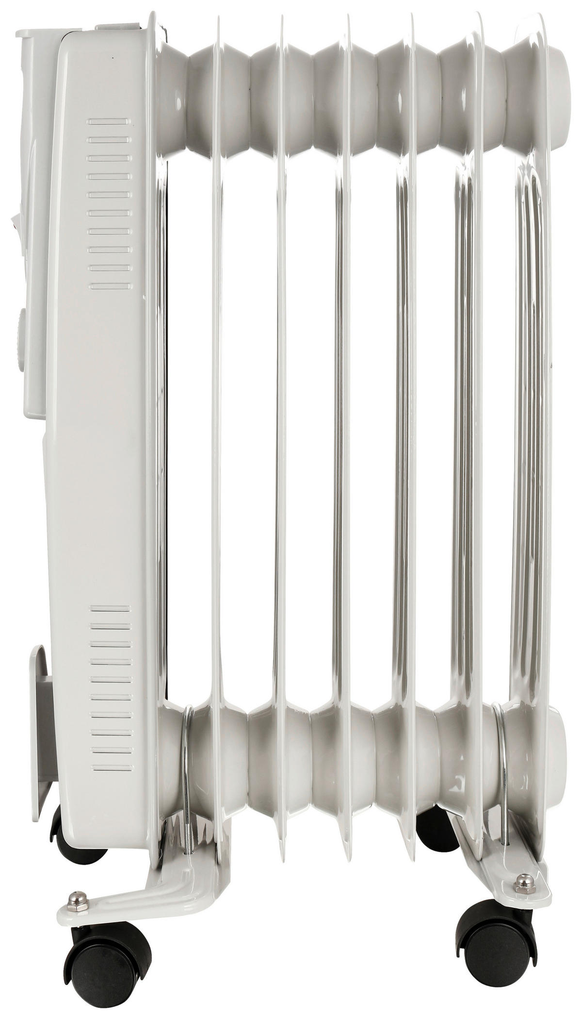Ölradiator weiß Metall Kunststoff B/H/L: ca. 25x41x63 cm ca. 1500 W Ölradiator HO-124421 - weiß (63,00/25,00/41,00cm)