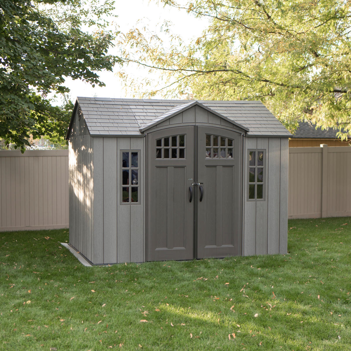 Lifetime Gartenhaus Saturn dunkelgrau B/H/L: ca. 305x244x244 cm Saturn - dunkelgrau (244,00/305,00/244,00cm) - Lifetime