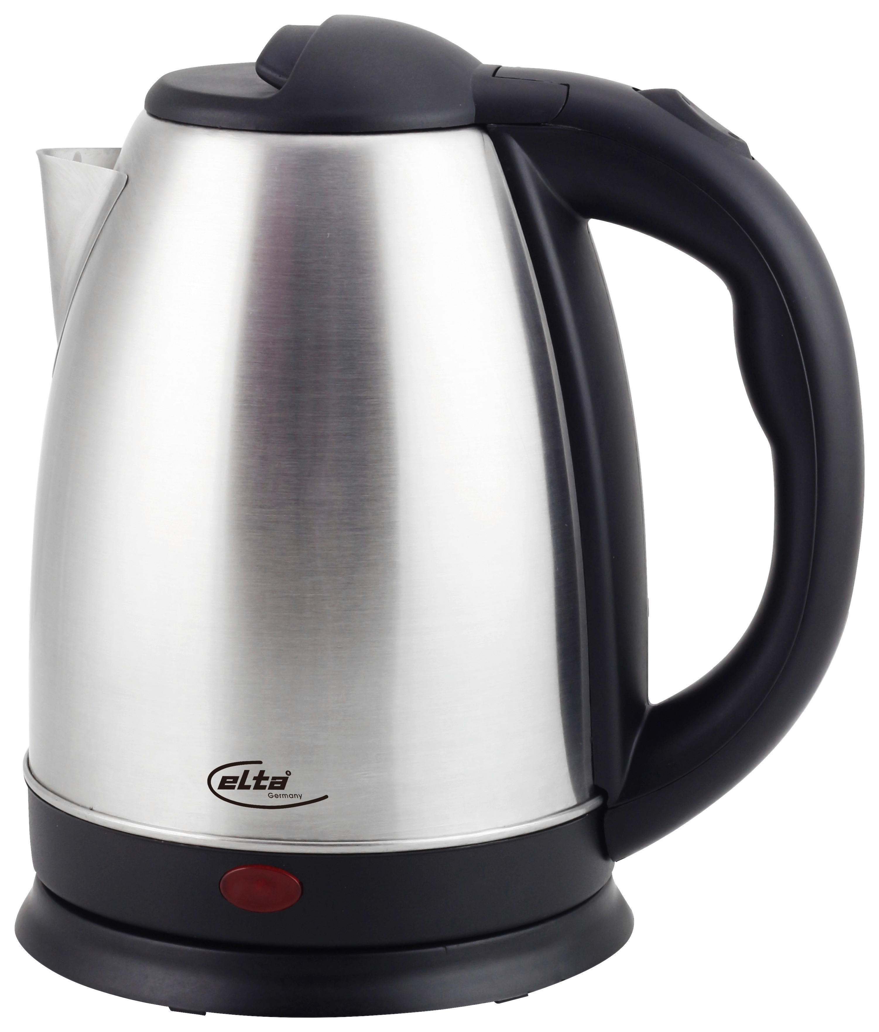 Elta Wasserkocher WK-1800.1 schwarz Edelstahl ca. 1,7 l Wasserkocher - schwarz (1,70l) - Elta
