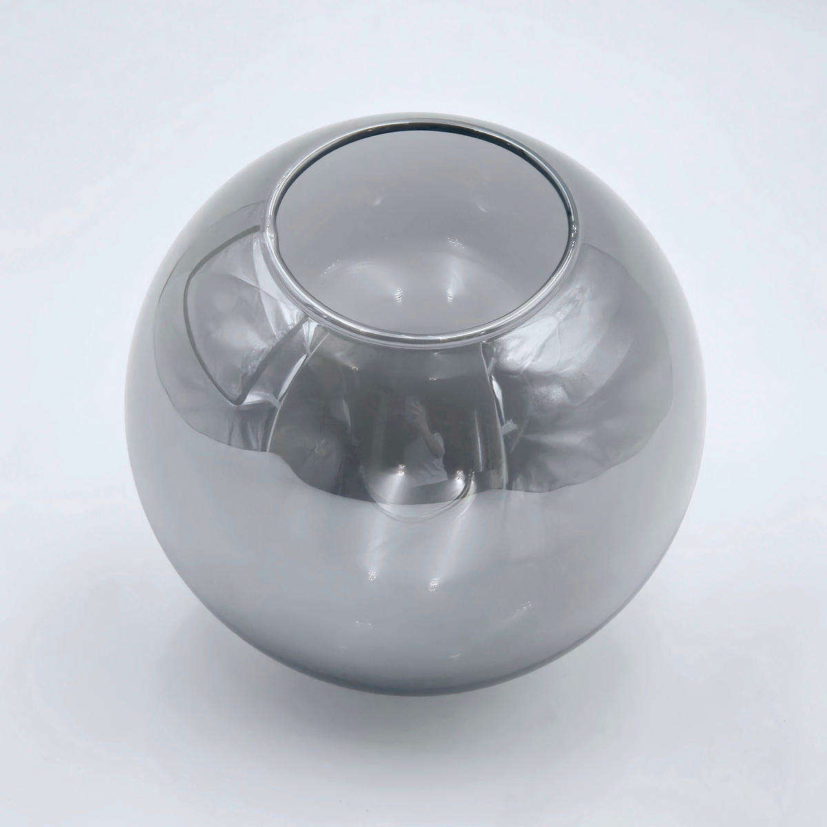 Lamkur Deckenleuchte Chrom Glas Stahl B/H/L: ca. 61x53x61 cm E14 4 Brennstellen LILOU - Chrom (61,00/61,00/53,00cm) - Lamkur